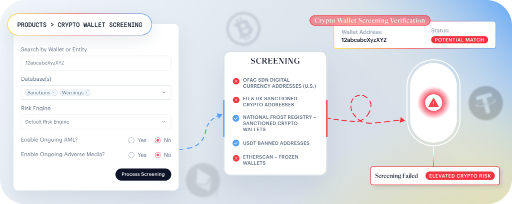 Crypto Wallet Screening